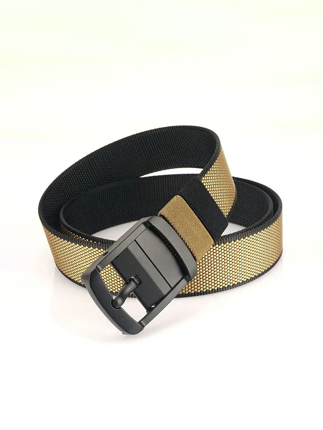 

Metronaut Men Textured Formal Belt, Cream