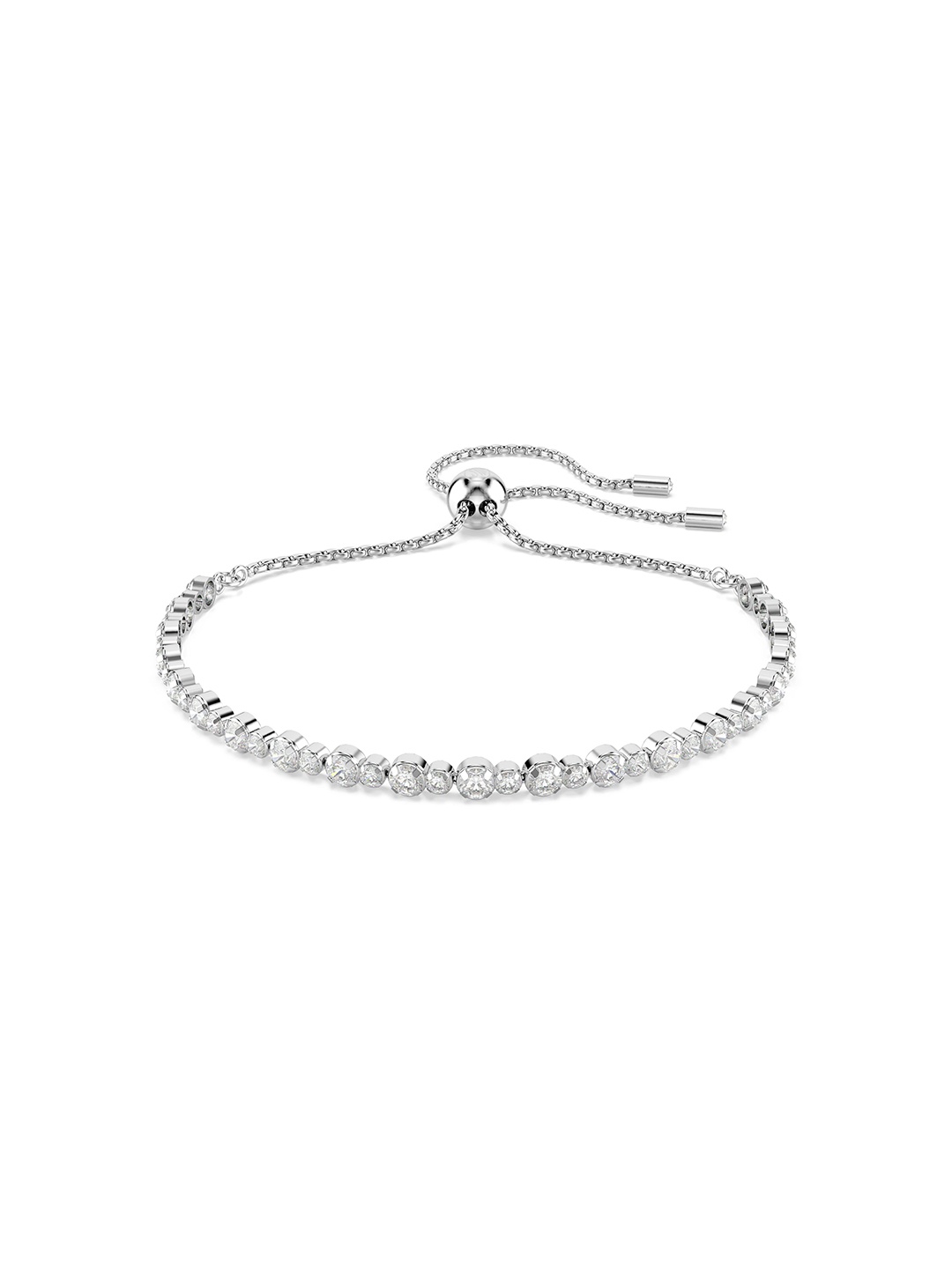 

SWAROVSKI Matrix Crystal-Studded Bracelet, Silver