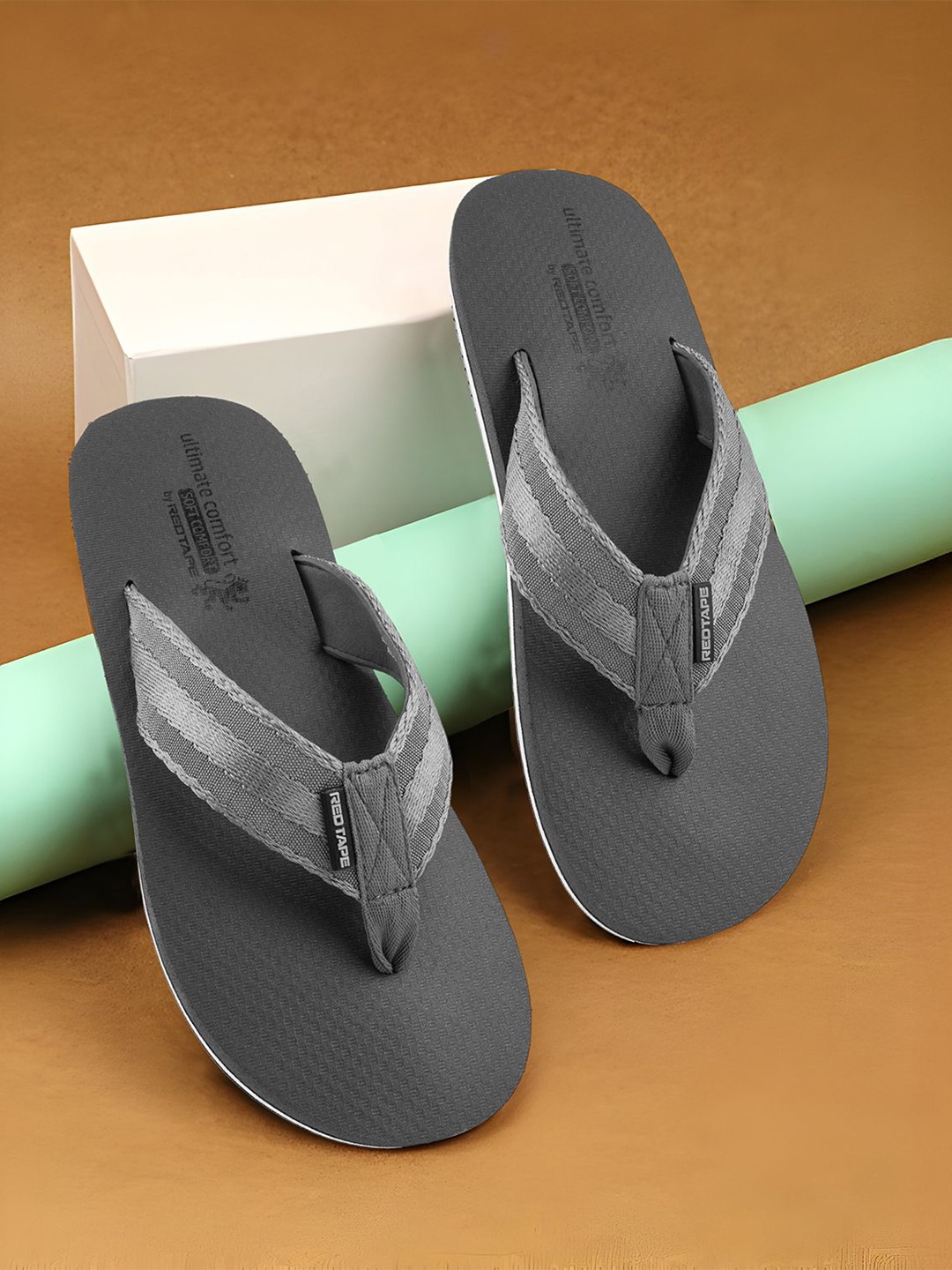 

Red Tape Men Thong Flip-Flops, Grey