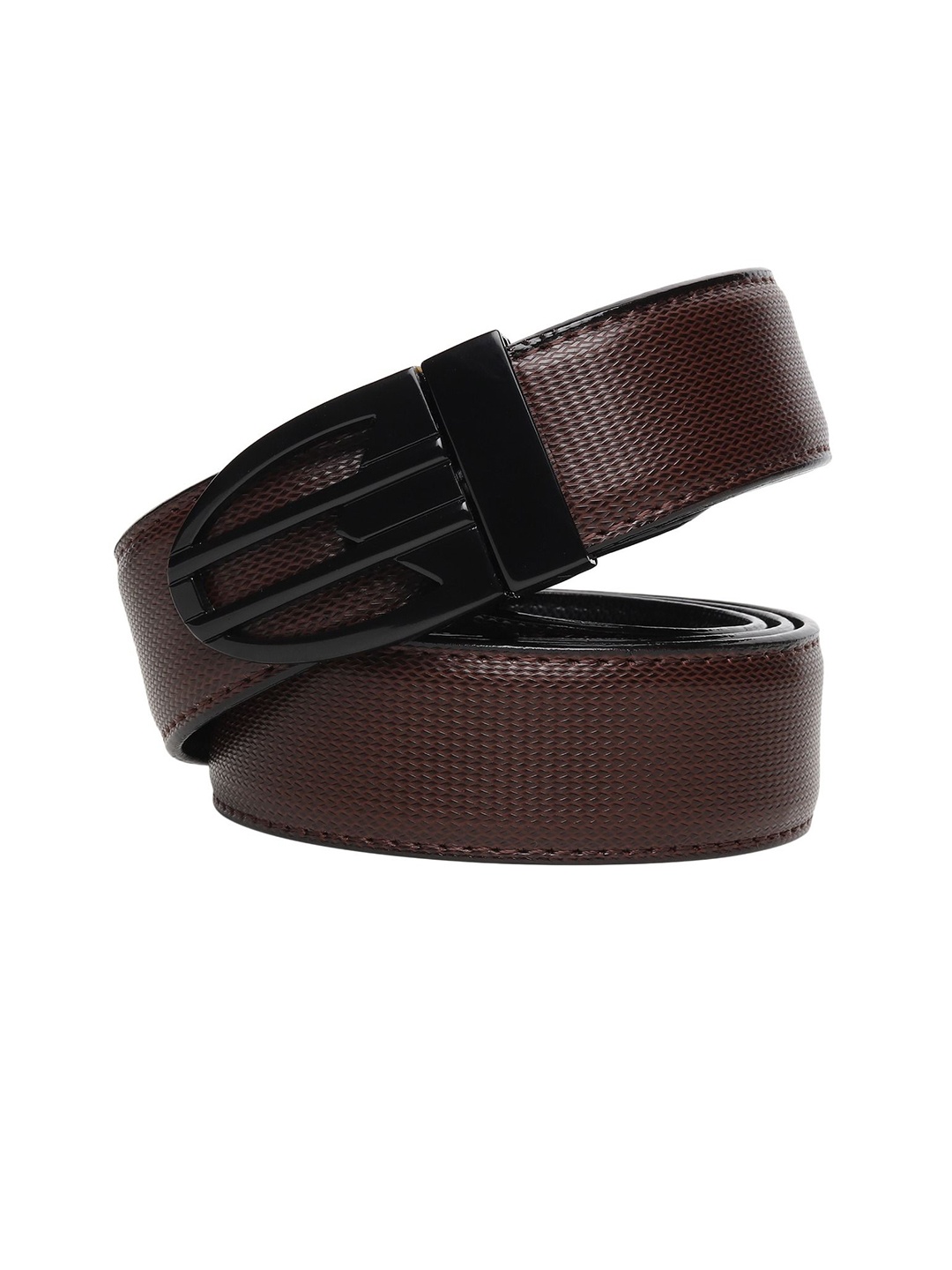 

Provogue Men Textured Reversible Formal Belt, Brown
