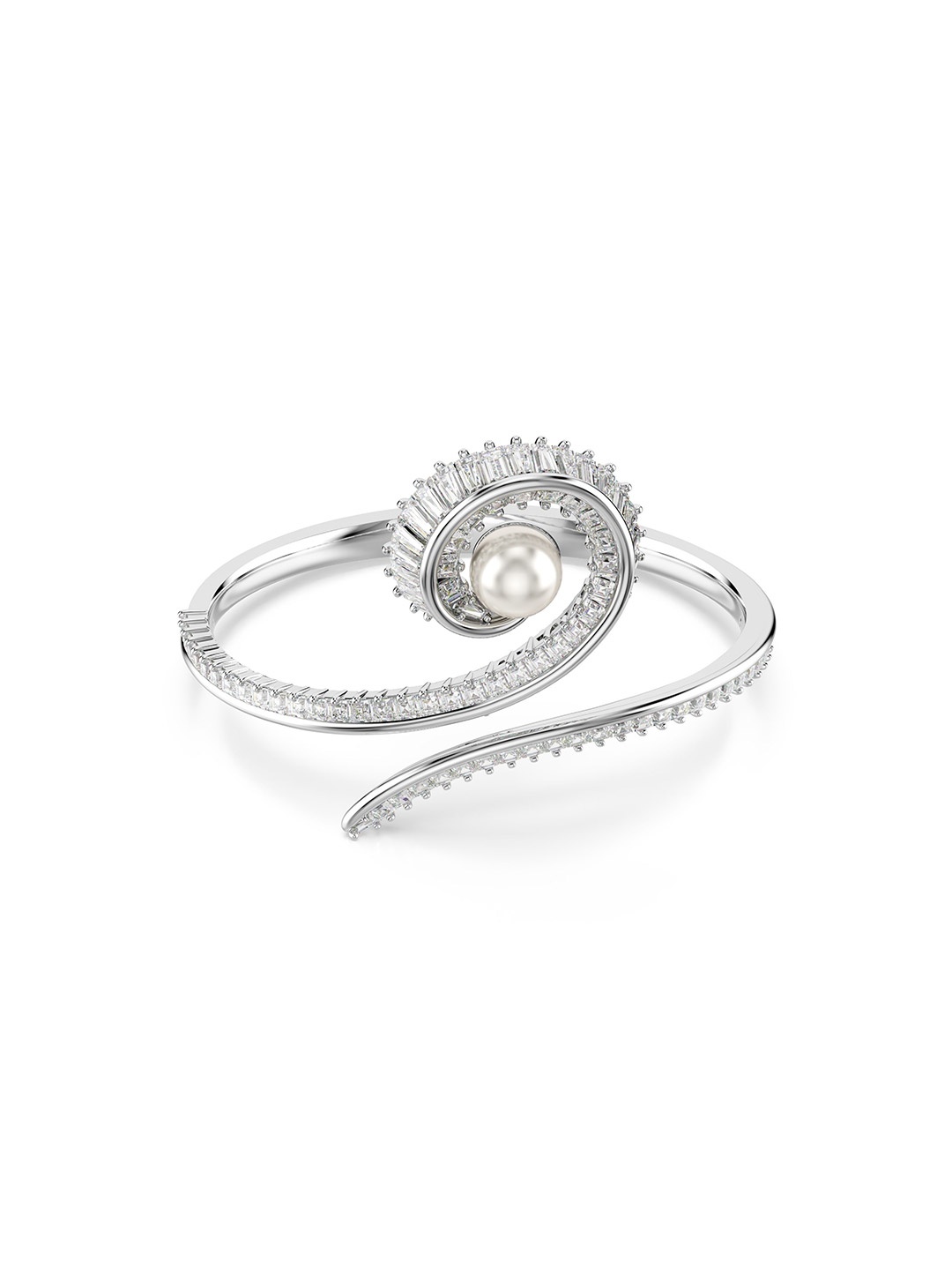 

SWAROVSKI Capsule Crystal-Studded Bracelet, Silver