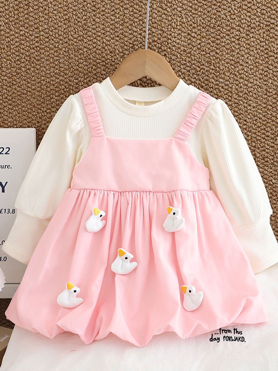 

YK Pinafore Dress, Pink