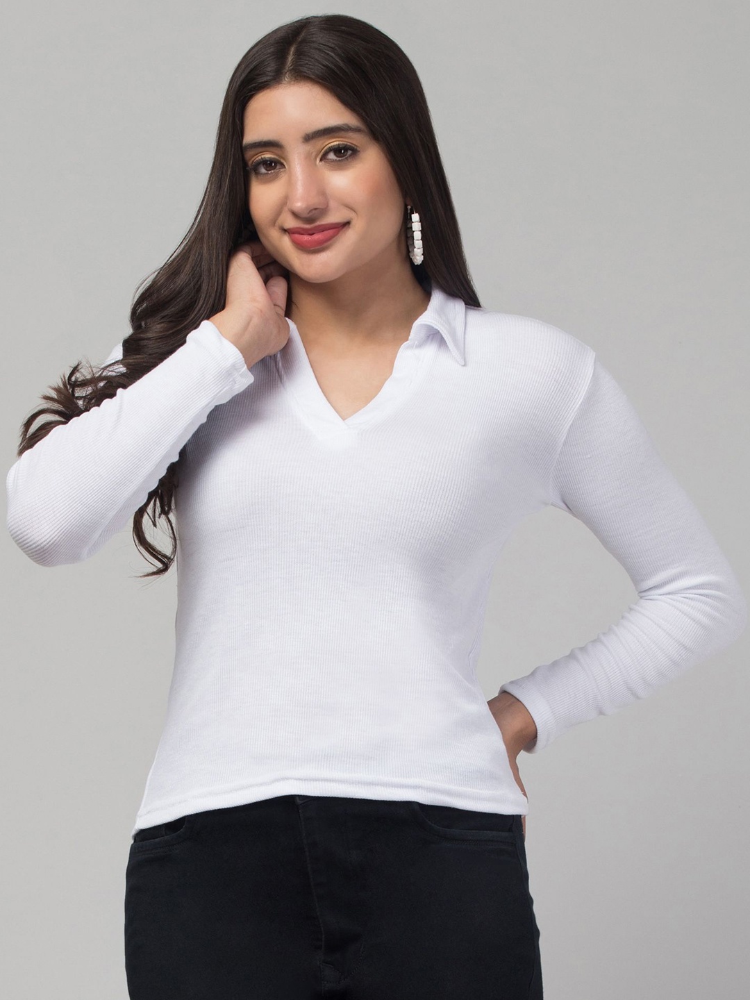 

STYLE PREZONE Top, White