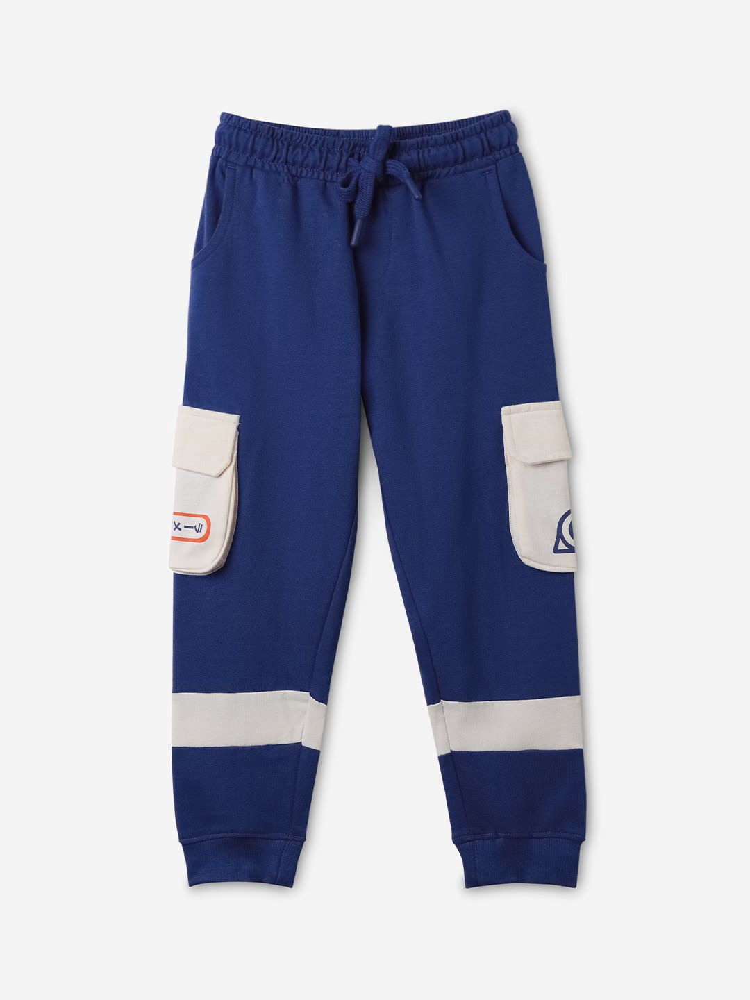 

The Souled Store Naruto: Ichiraku Boys Pure Cotton Joggers, Blue
