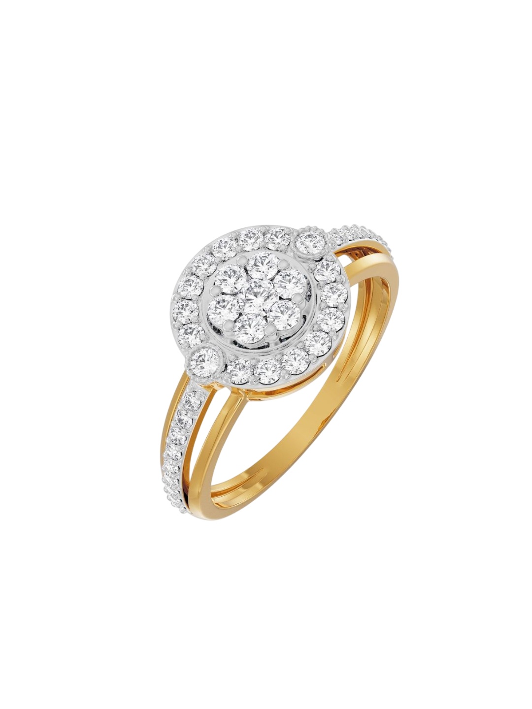 

Emori Women 14 Kt Gold 0.41 Diamond Ring 2.28 gm