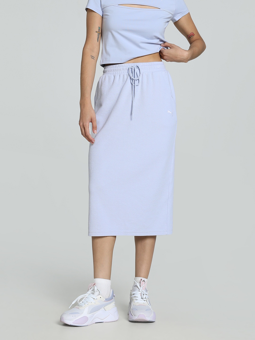 

Puma Her Midi Skirt, Blue