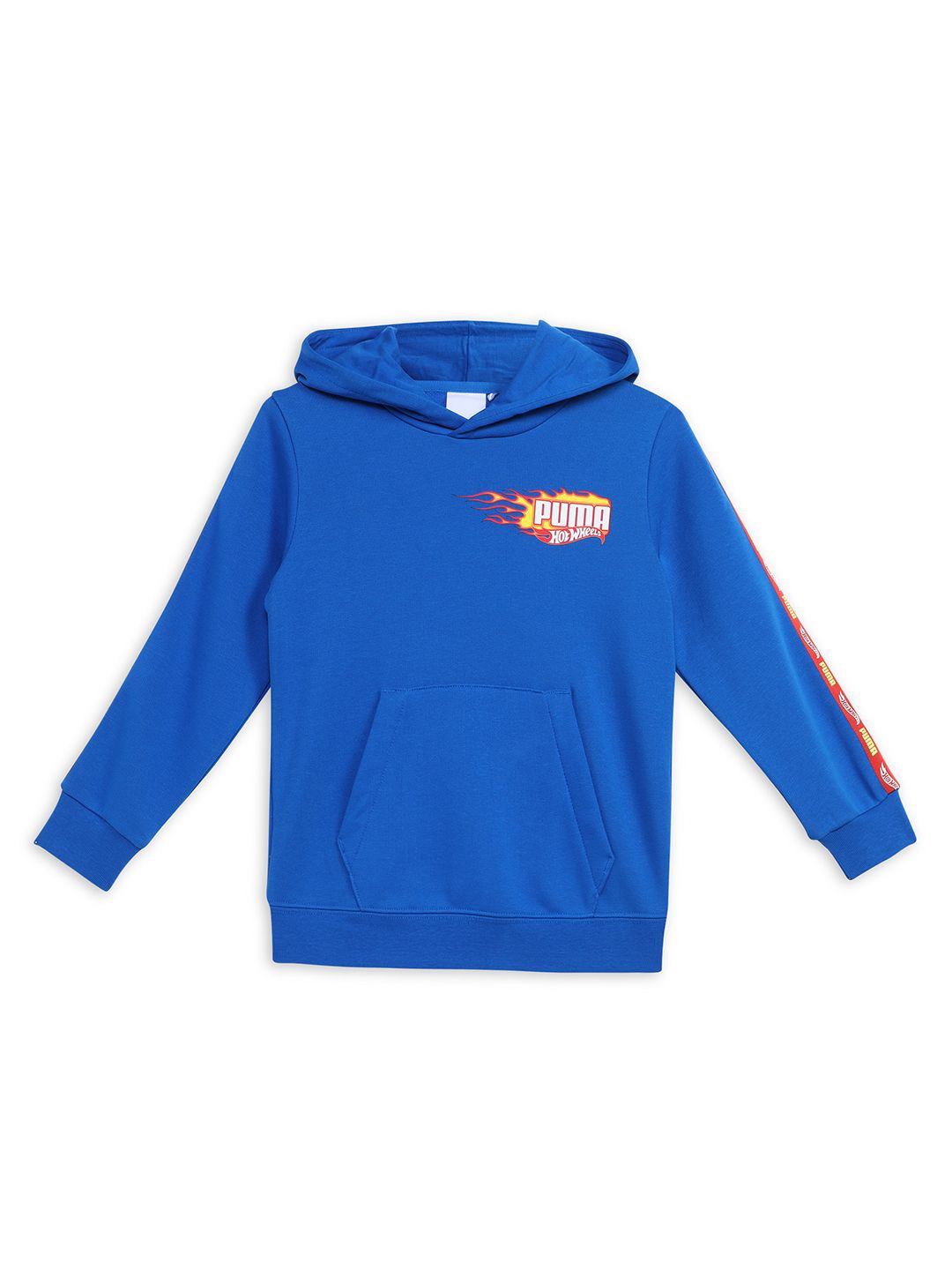 

PUMA x Hot Wheels Boys Printed Cotton Hoodie, Blue