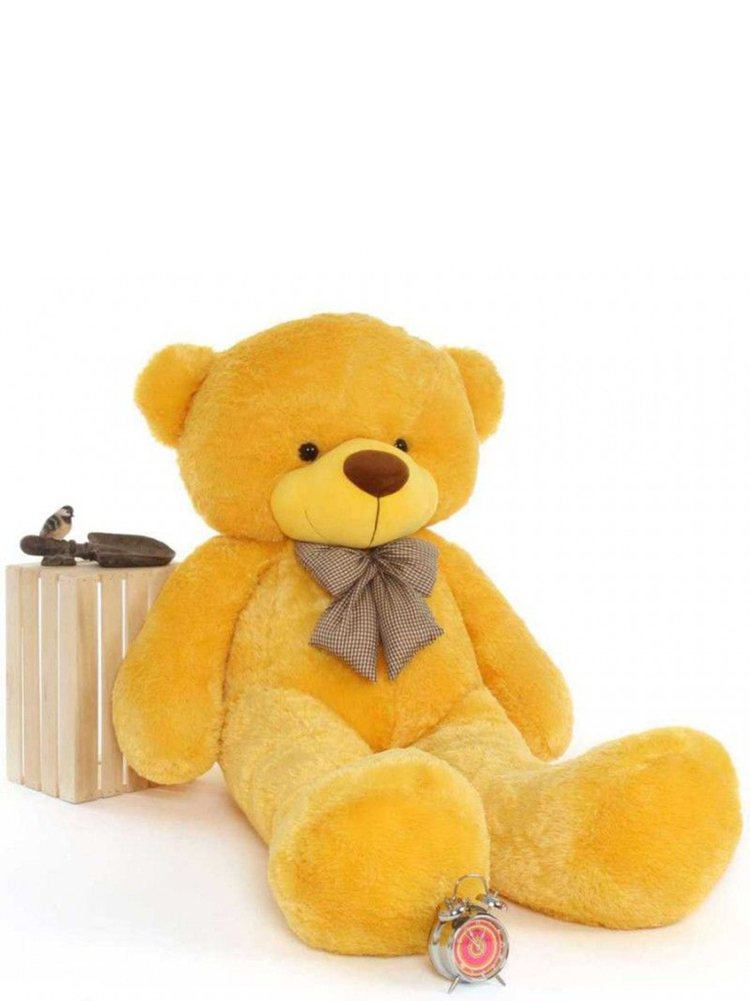 

VEERA SOFT TOYS Kids Non Toxic Teddy Bear-2 Feet, Yellow