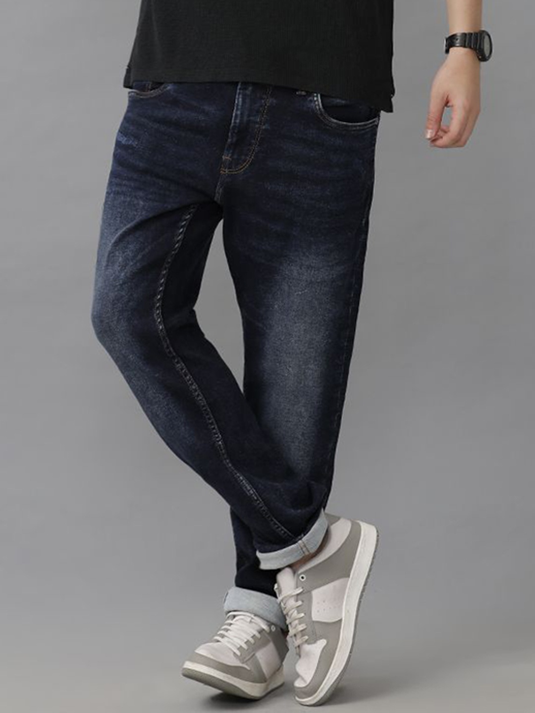 

Voi Jeans Men Skinny Fit Stretchable Jeans, Blue