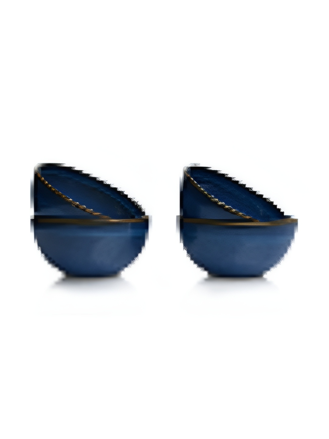 

Mesa Blue 4 Pieces Stoneware Glossy Serving Bowls
