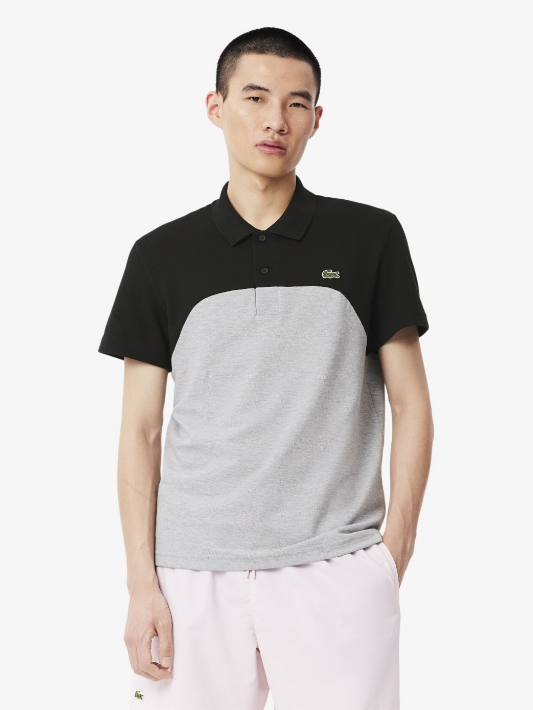 

Lacoste Men Polo Collar T-shirt, Black