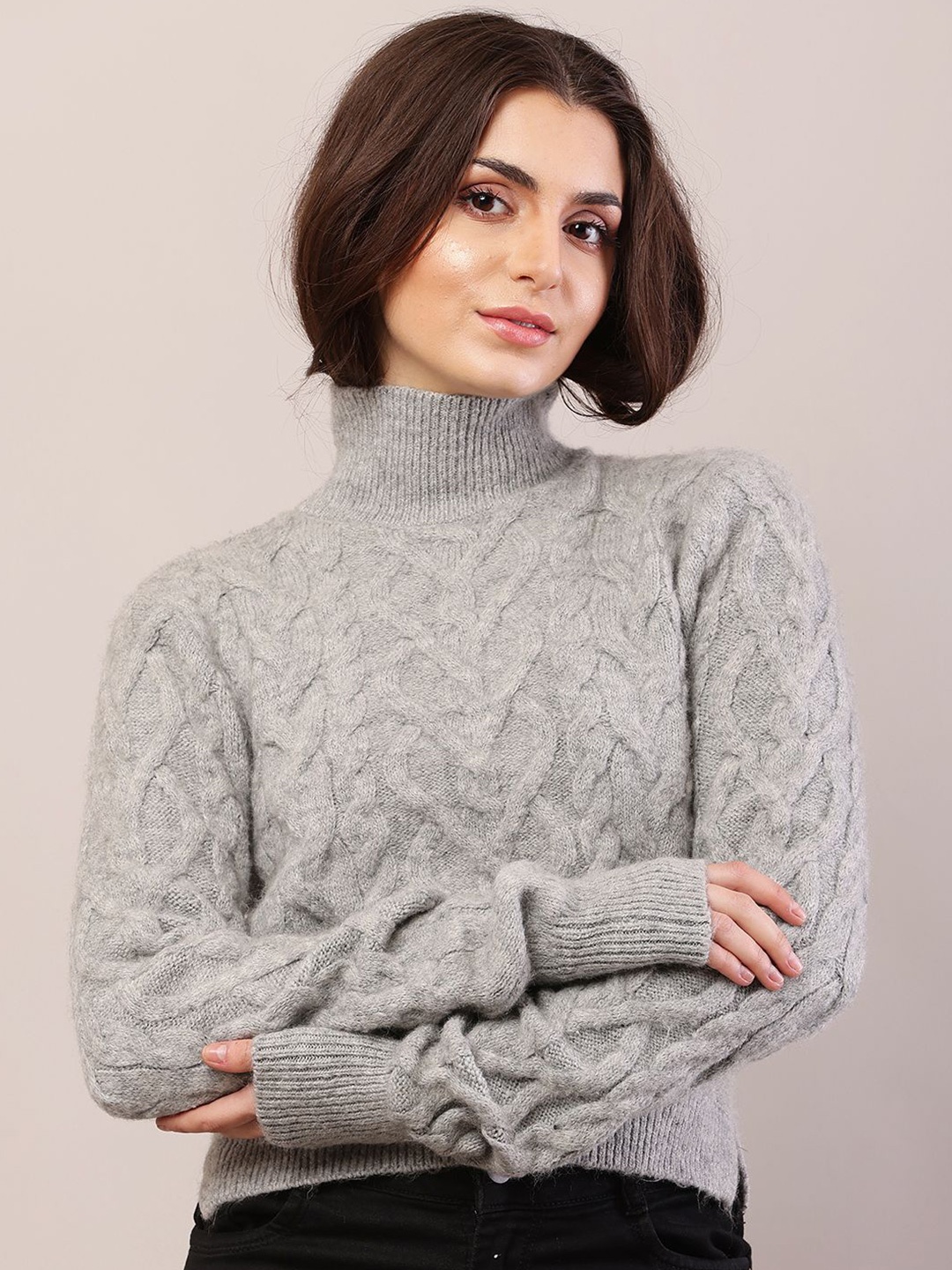 

NoBarr Women Pullover, Grey