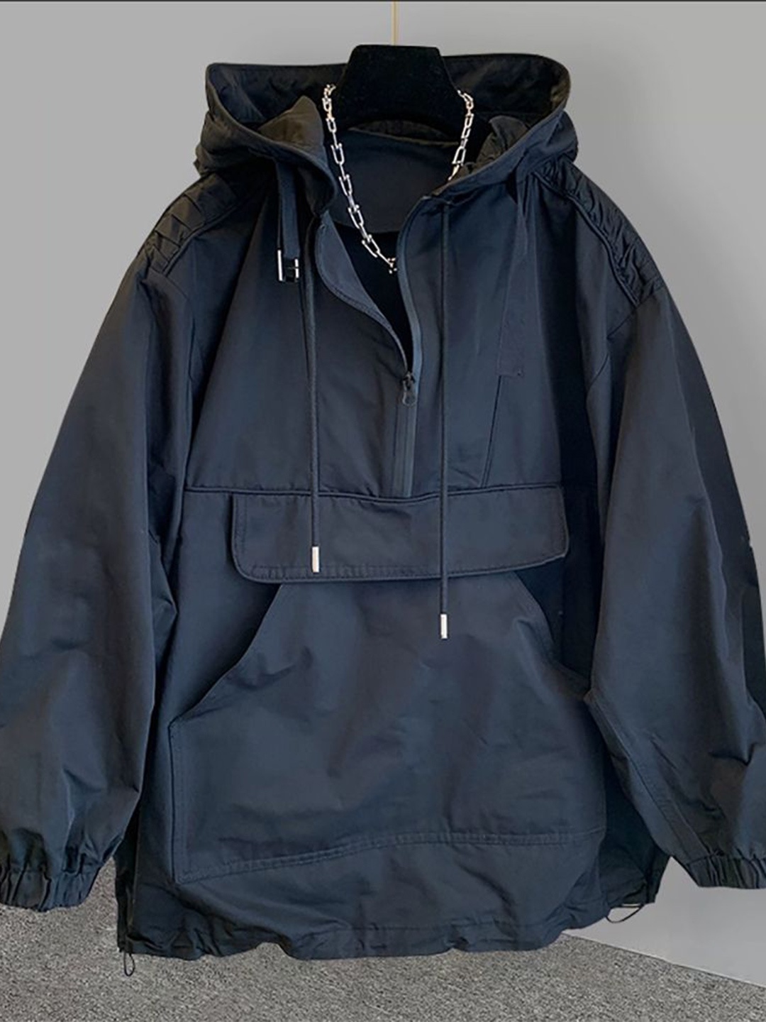 

StyleCast x Revolte Men Hooded Sweatshirt, Black