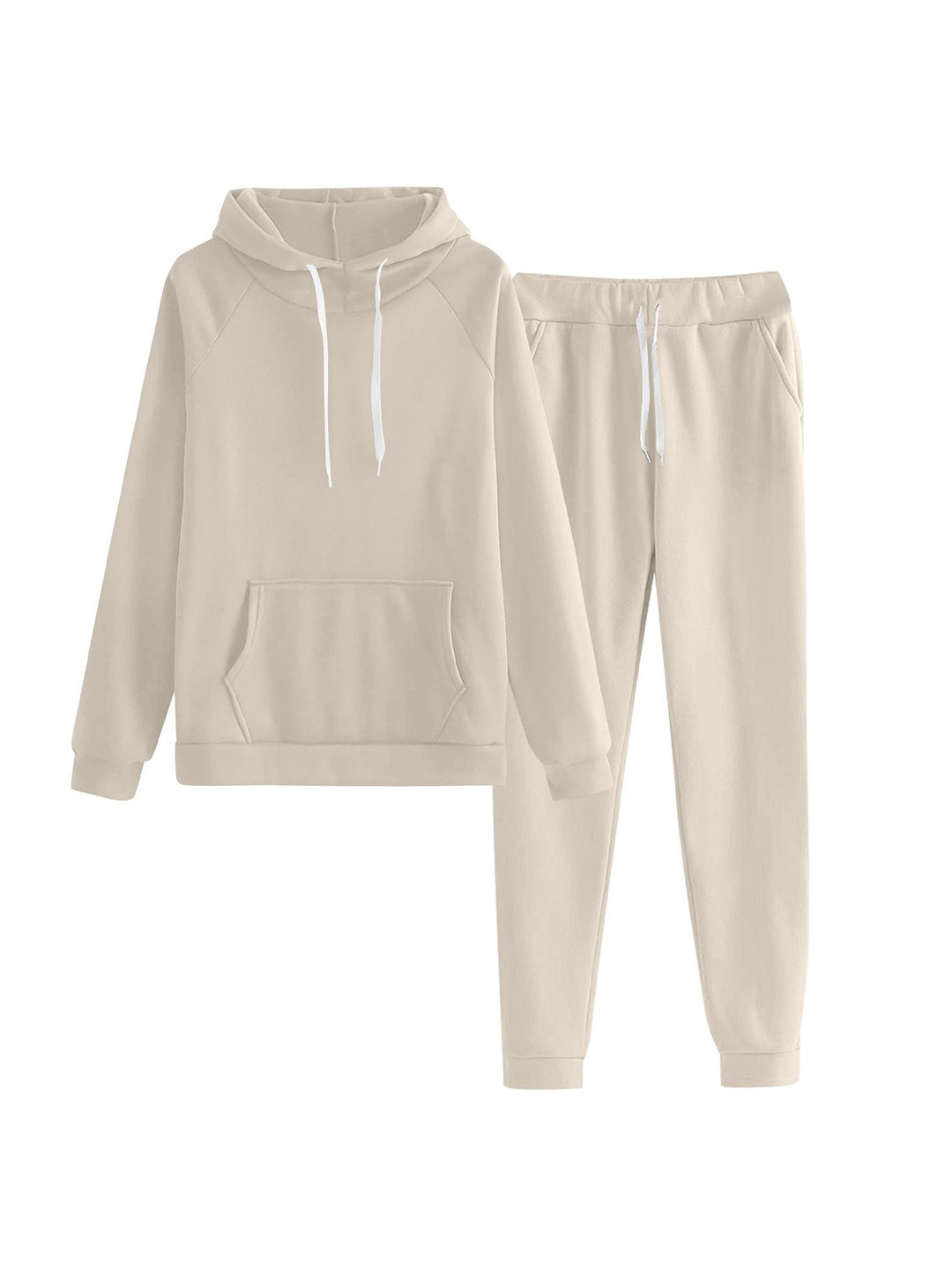 

NOTWILD Women Hooded Sweatshirt, Beige