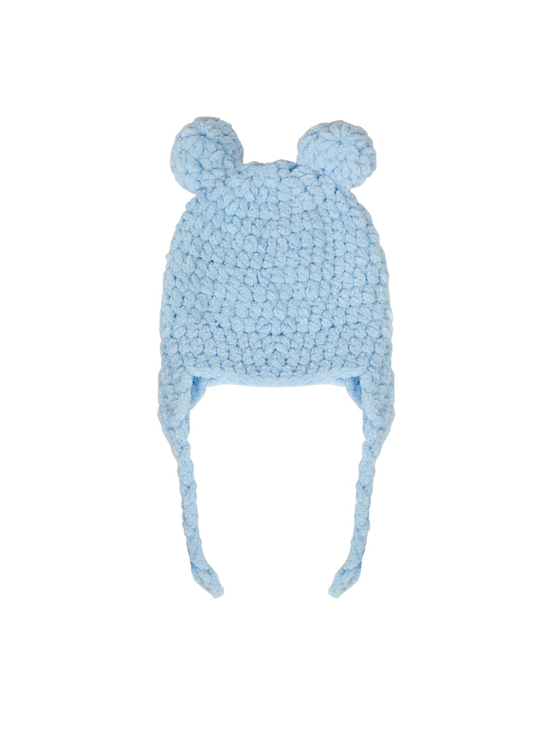 

LITTLE GINNIE Kids Woollen Beanie, Blue