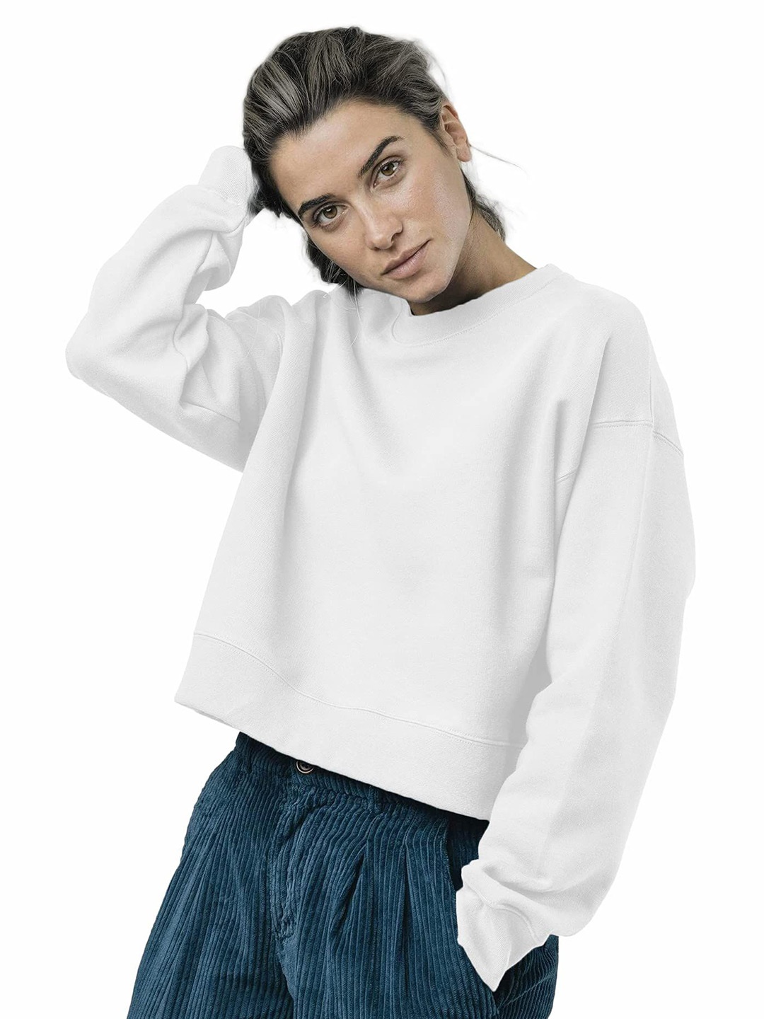 

NOTWILD Women Hooded Sweatshirt, White