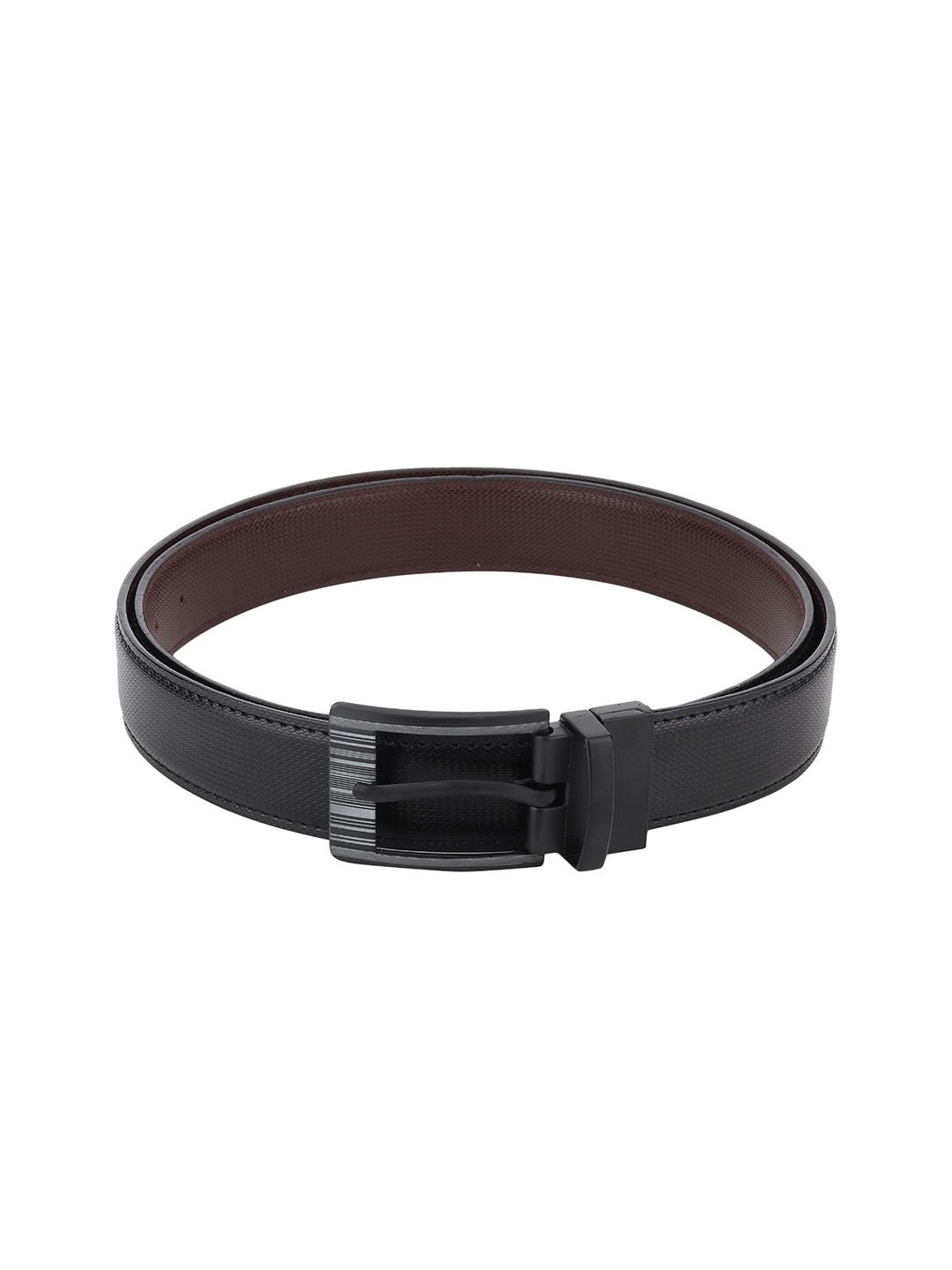 

Provogue Men Textured Formal Belt, Black