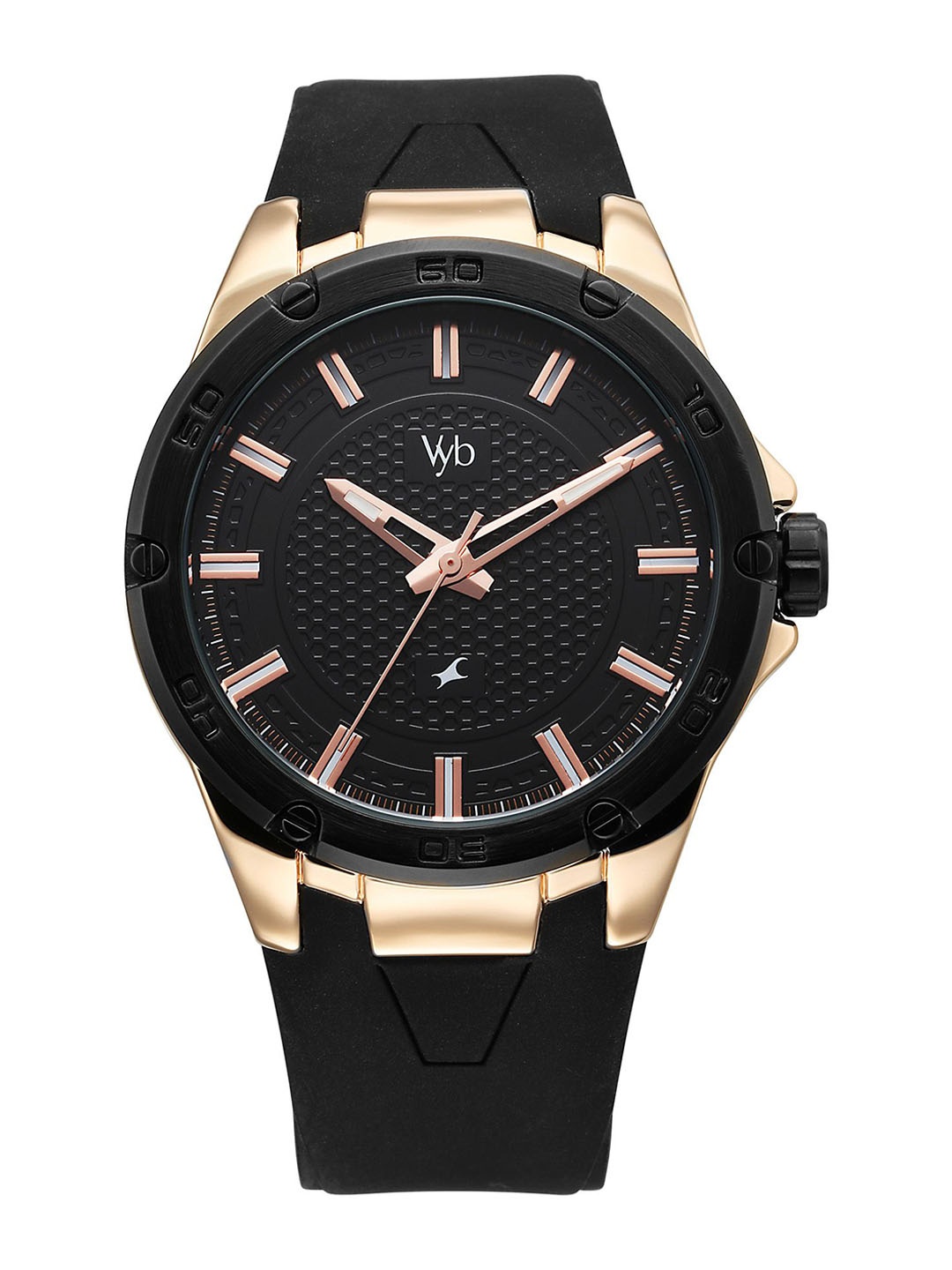 

Fastrack Men Dial & Straps Analogue Watch FV30020KP01, Black