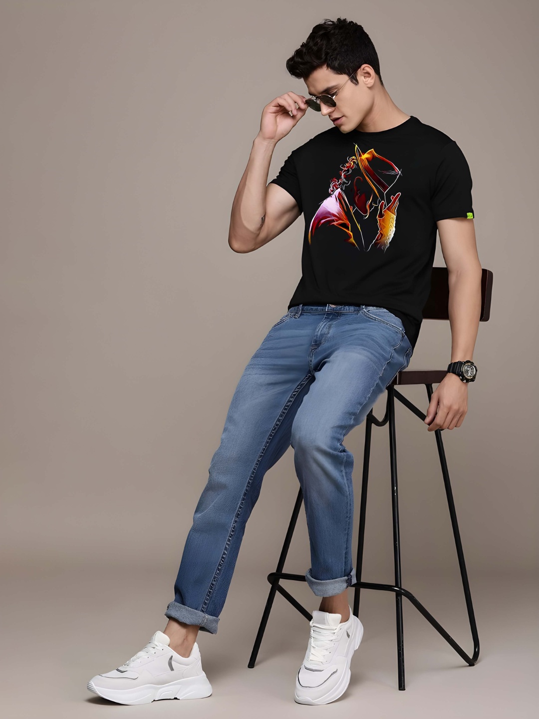 

BOWLIFESTYLE Men T-shirt, Black