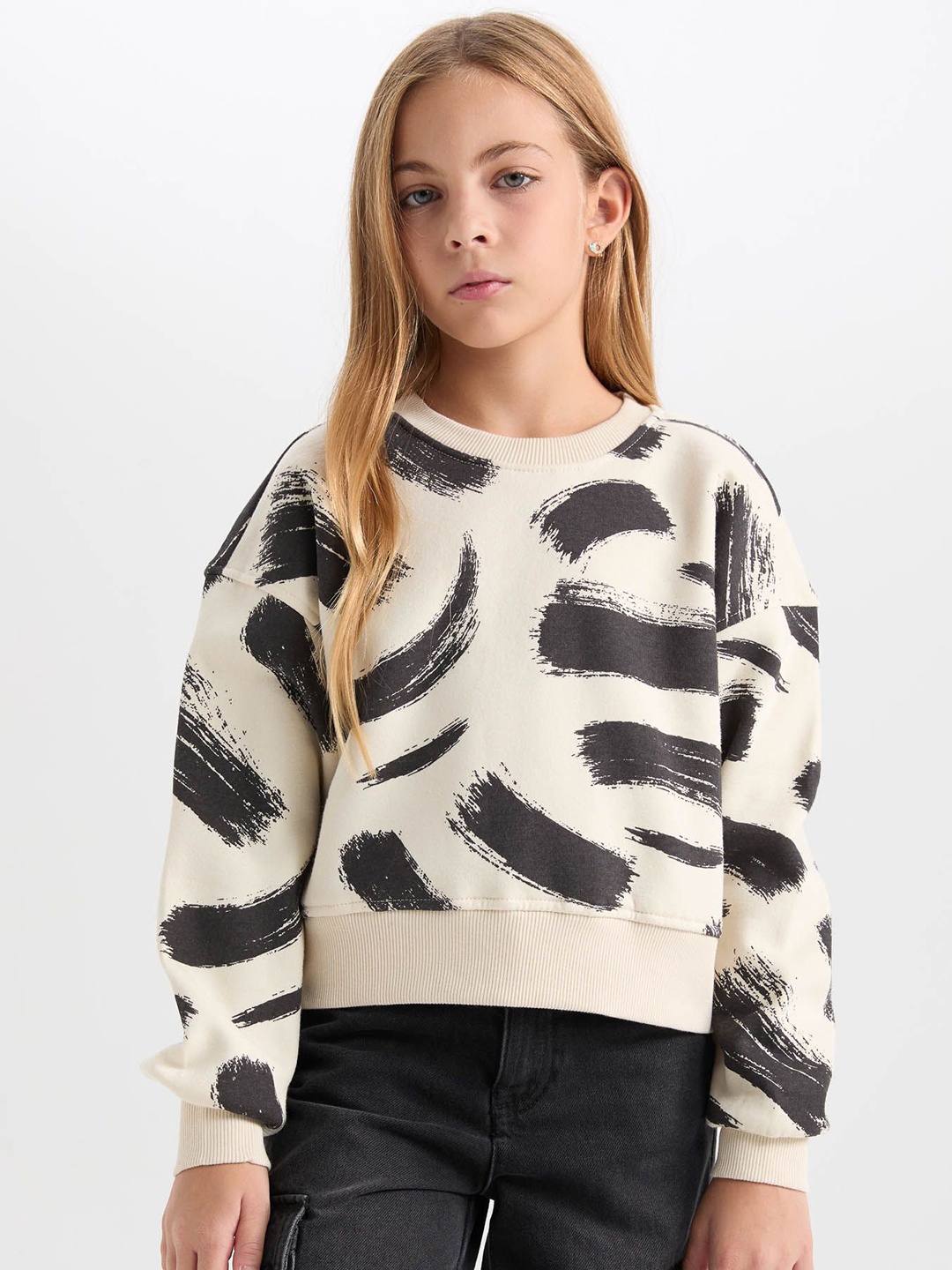 

DeFacto Girls Pullover, White