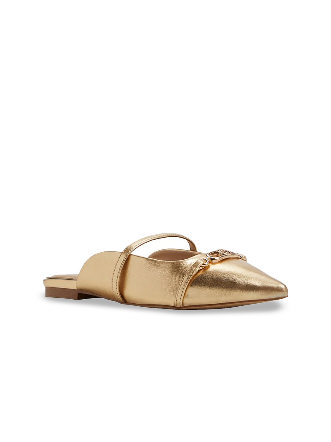 

ALDO Women Pointed Toe Mules, Gold