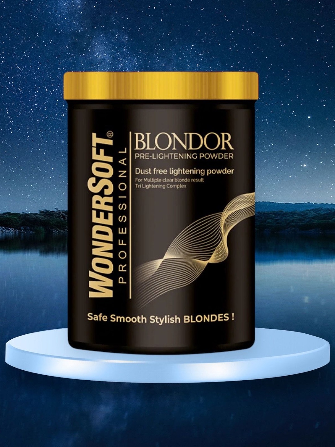 

WonderSoft Professional Hair Ultralight Blonder Powder - 200 g, Black