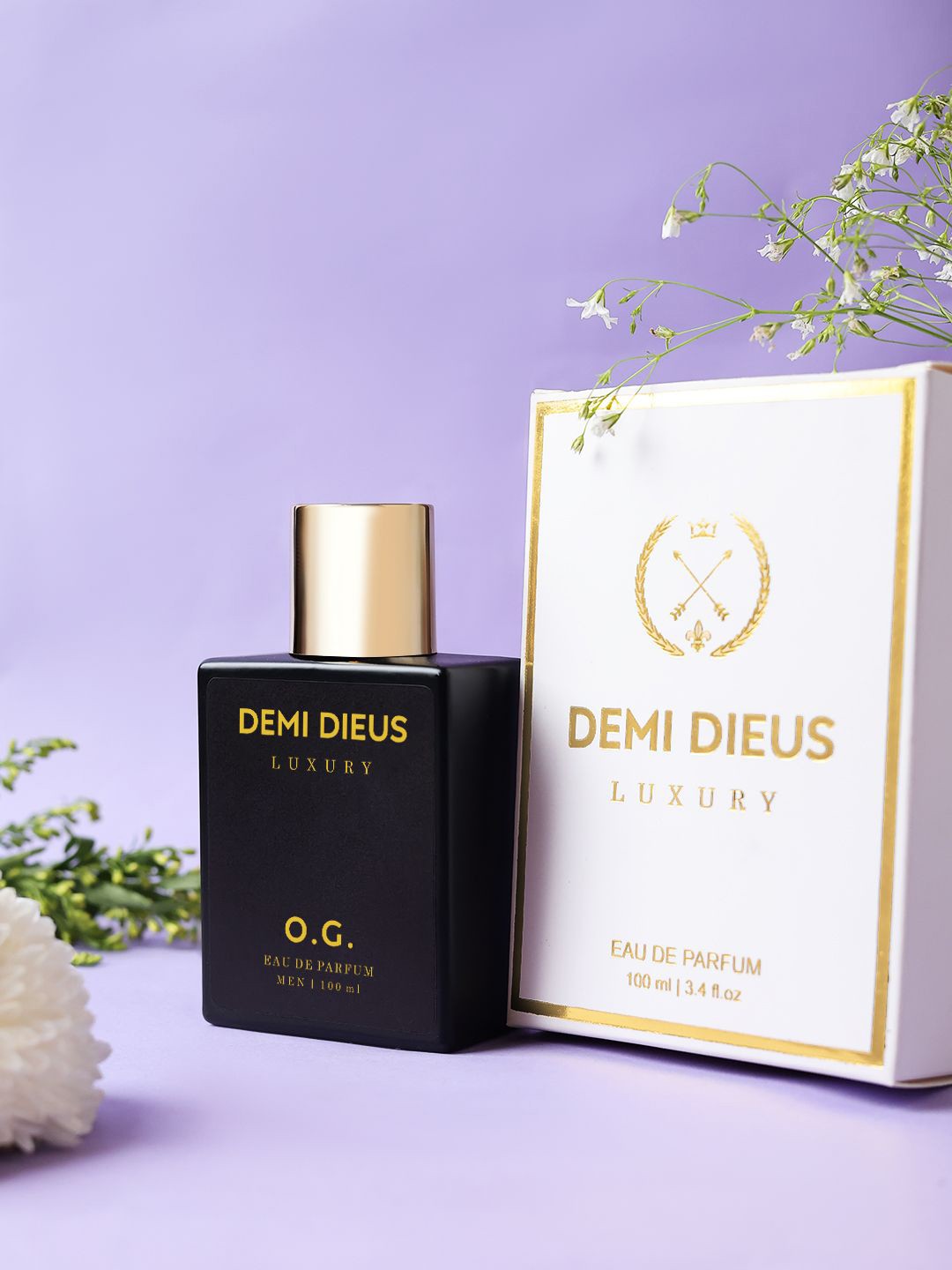 

DEMI DIEUS O. G Men Long Lasting Eau De Parfume- 100 ml, Black