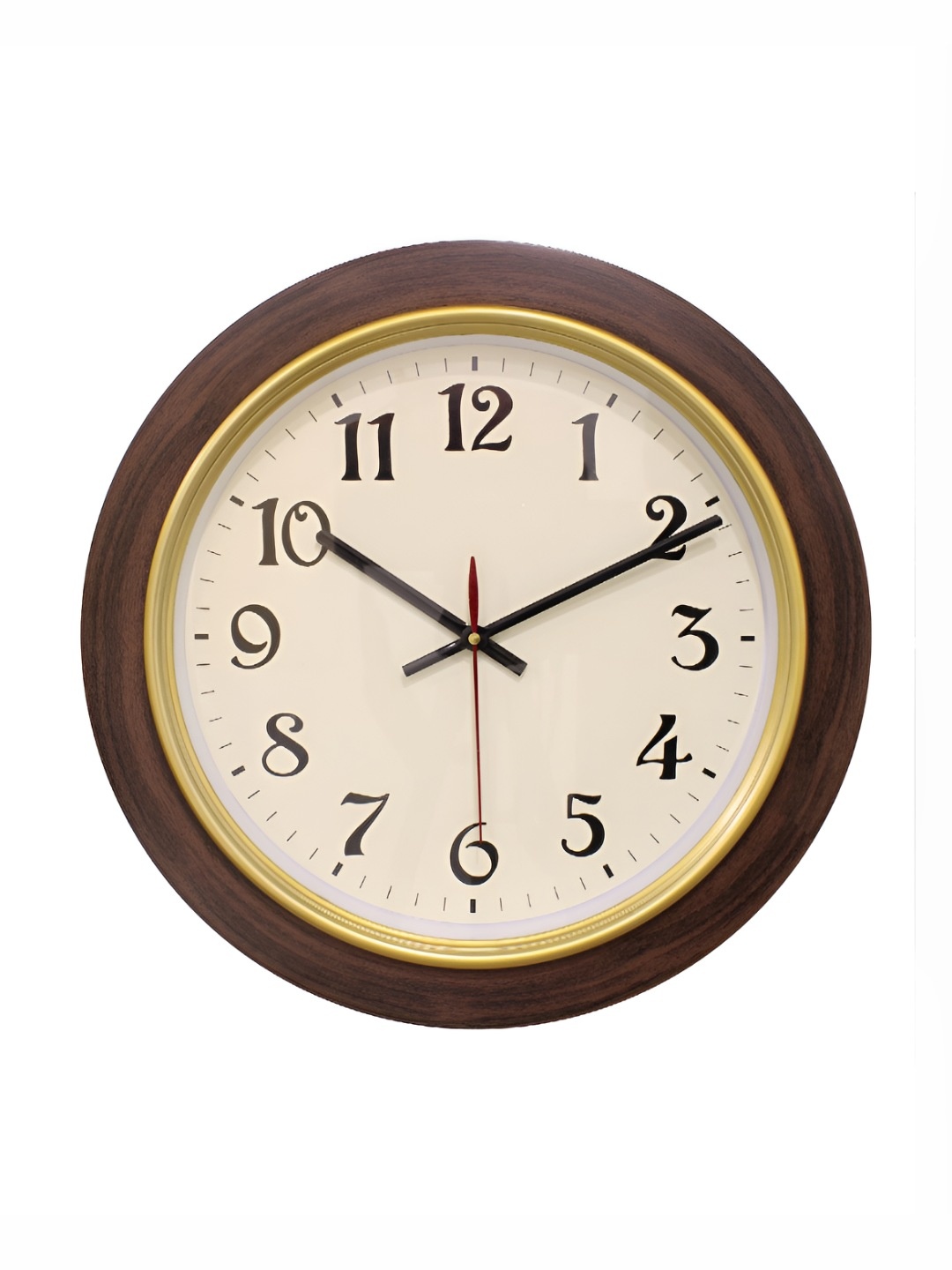 

RANDOM Brown Printed Contemporary Wall Clock