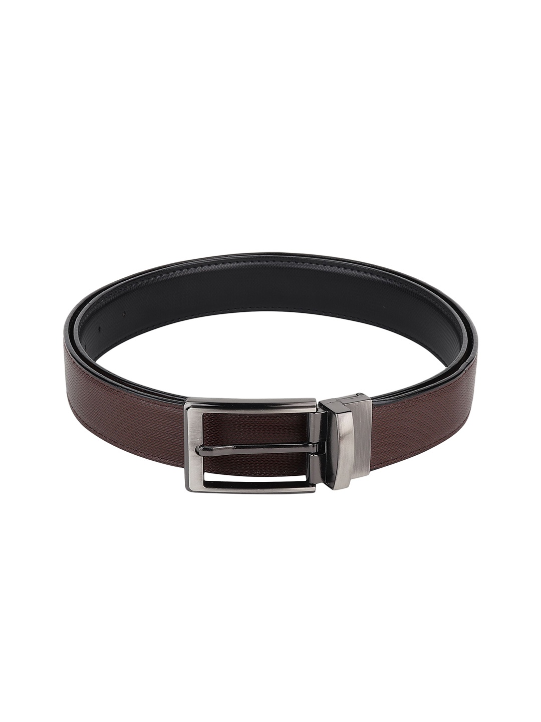

Provogue Men Textured Reversible Formal Belt, Brown