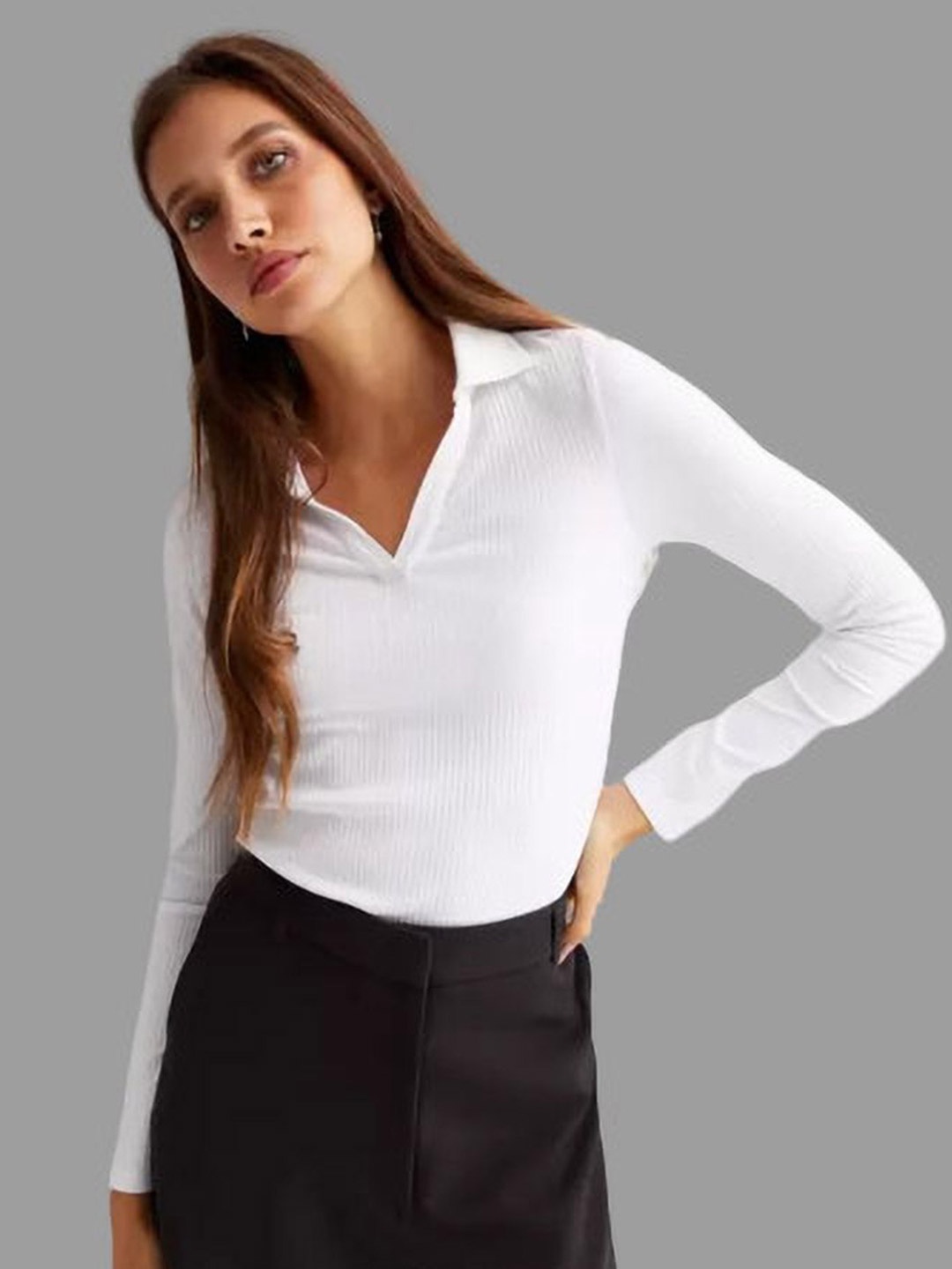 

STYLE PREZONE Top, White