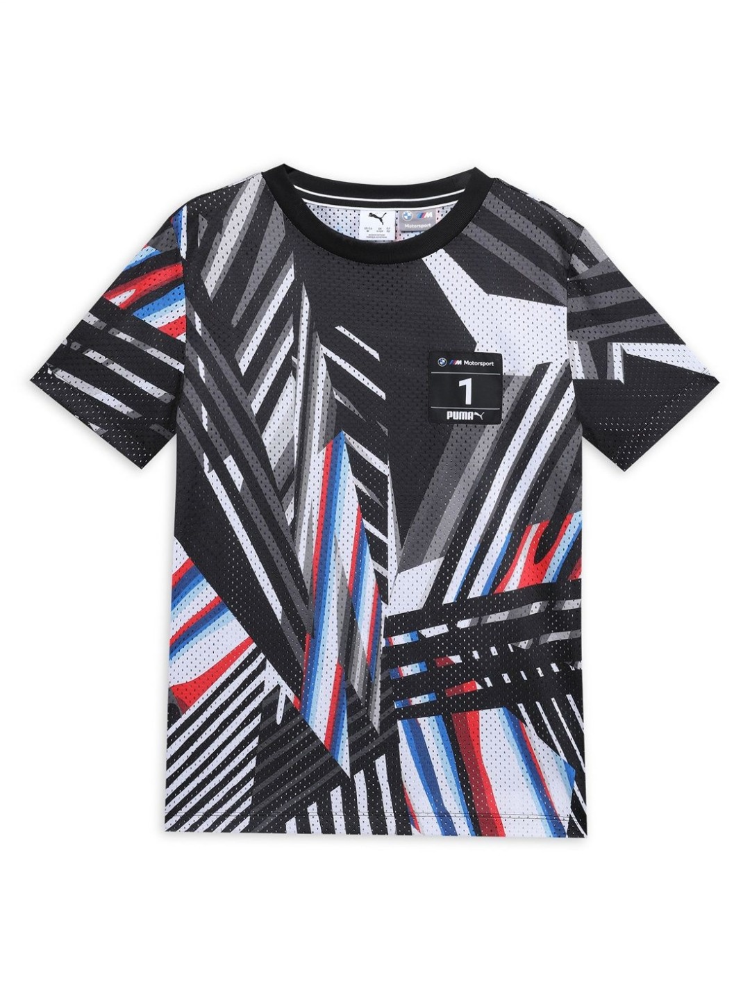 

PUMA Motorsport Kids BMW M Abstract Printed T-shirt, Black