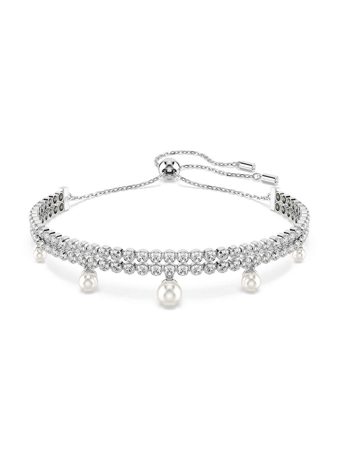 

SWAROVSKI Crystal Studded Bracelet, Silver