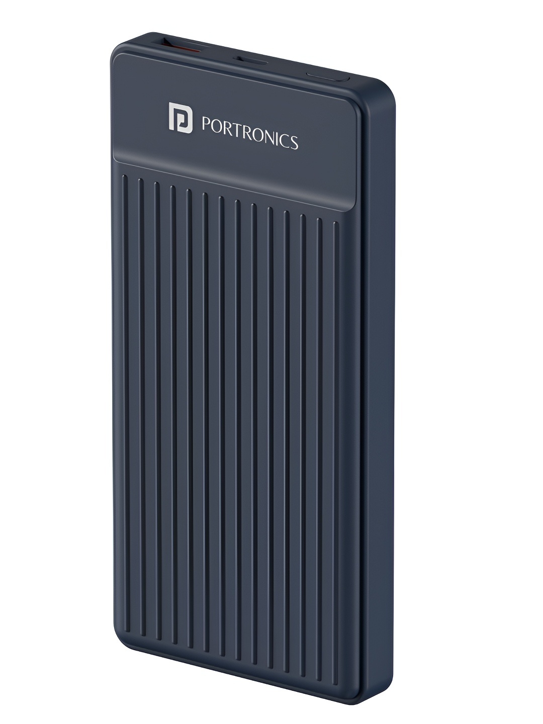 

Portronics Luxcell B12 10,000mAh Ultra Slim Power Bank with USB-A Output Port & Type C, Blue