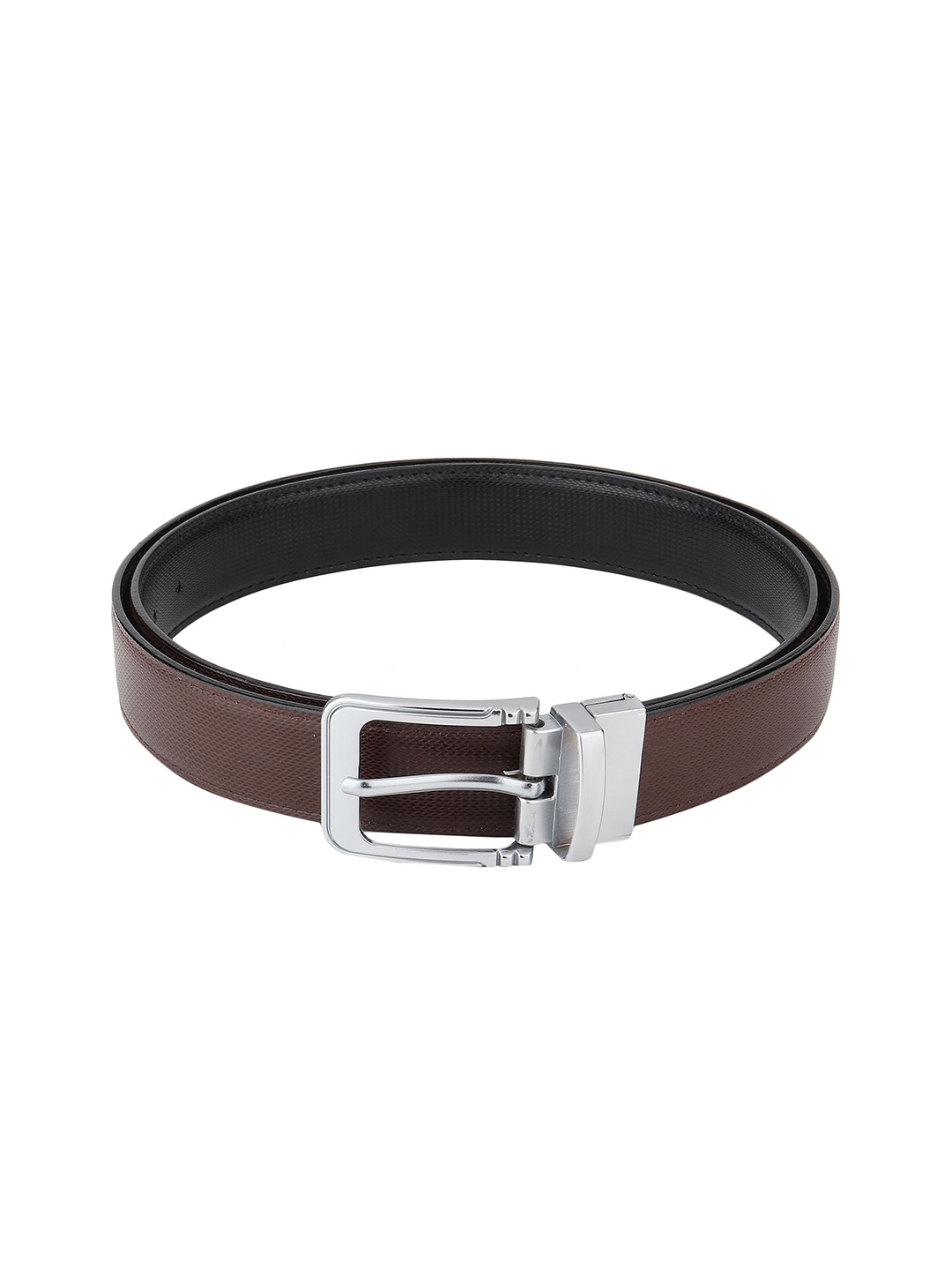

Provogue Men Textured Reversible Formal Belt, Brown