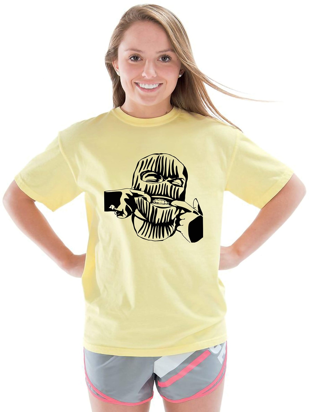 

VLAM Women Printed T-shirt, Yellow