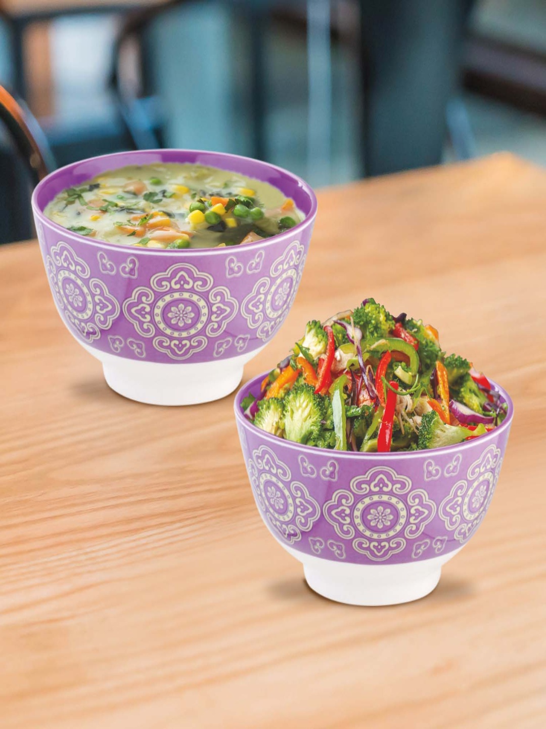 

Nayasa Set of 2 Purple Deluxe Serving Bowl 750 ML