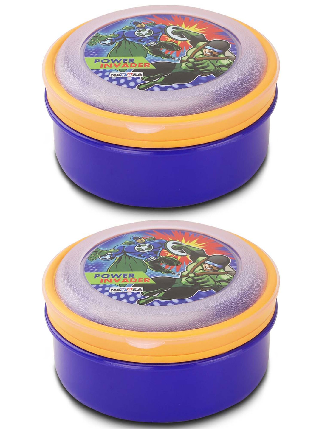 

Nayasa Blue 2025 Plastic Easy to Clean Lunch Box