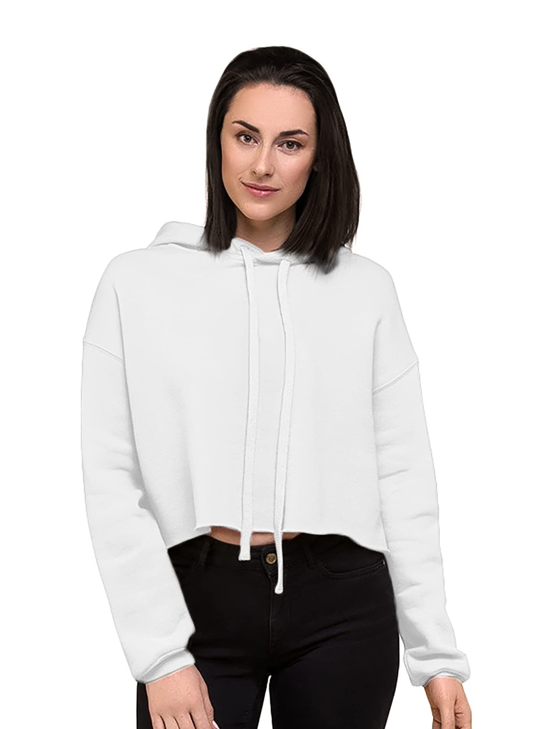 

NOTWILD Women Hooded Sweatshirt, White