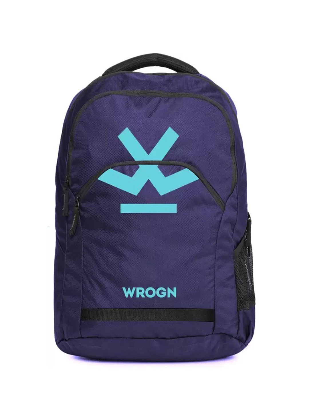 

WROGN Unisex Printed Backpack, Navy blue