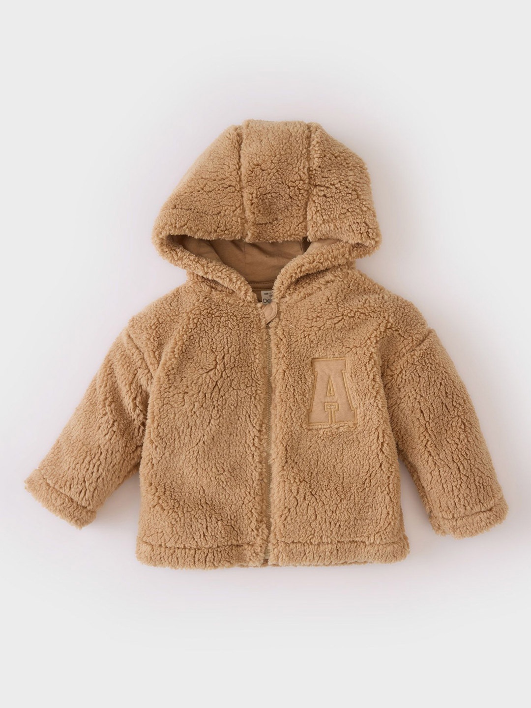 

DeFacto Boys Hooded Cotton Sweater, Brown