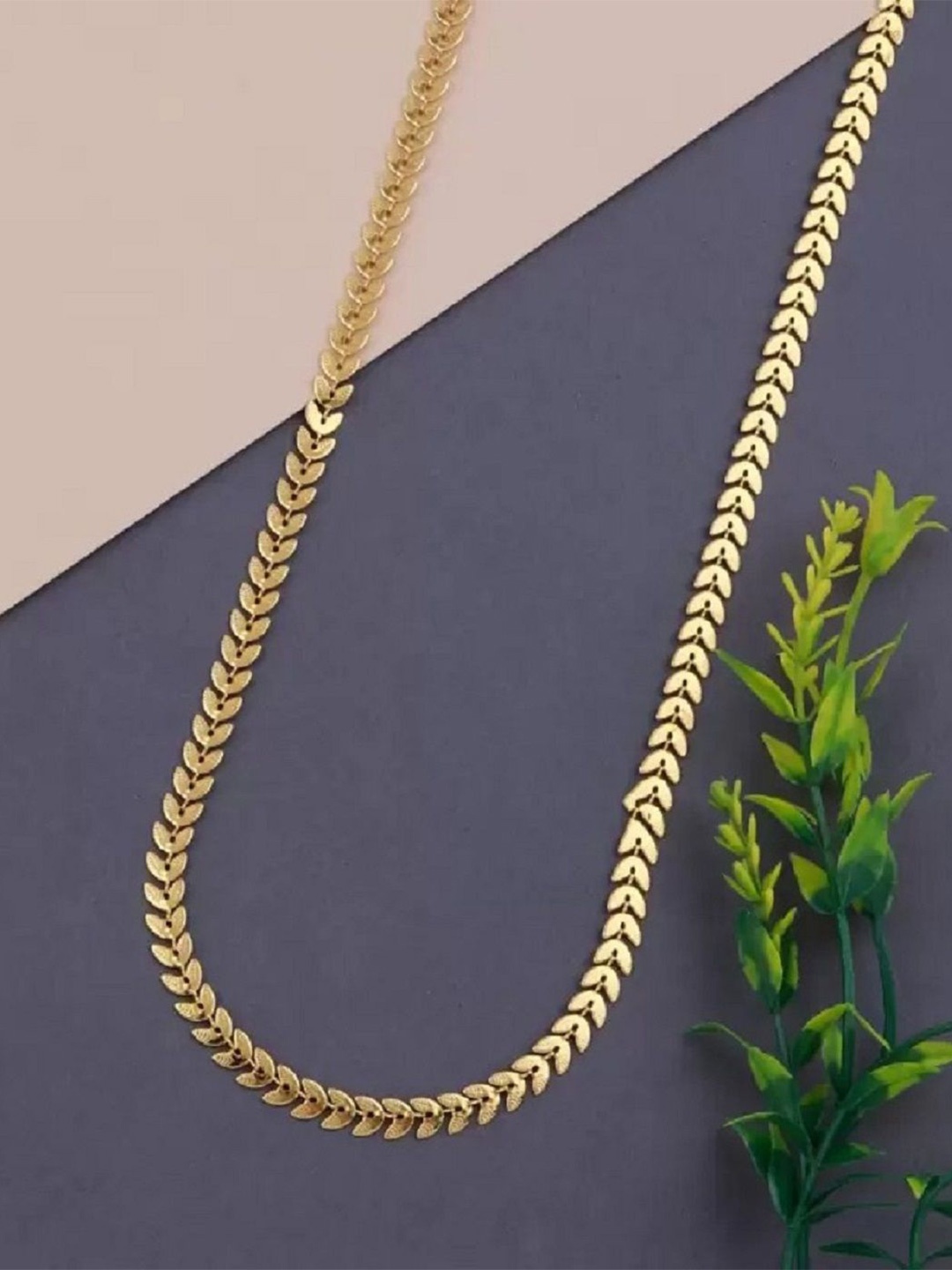 

AKLINA Unisex Gold-Plated Minimal Chain