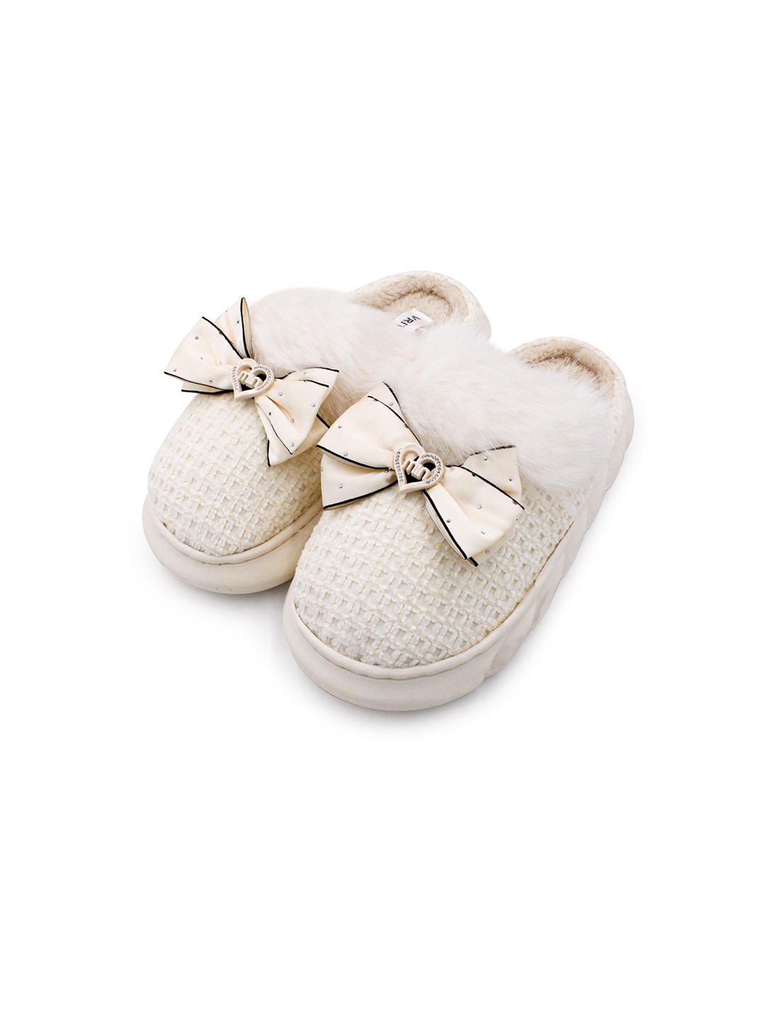 

JENNA Women Room Slippers, White