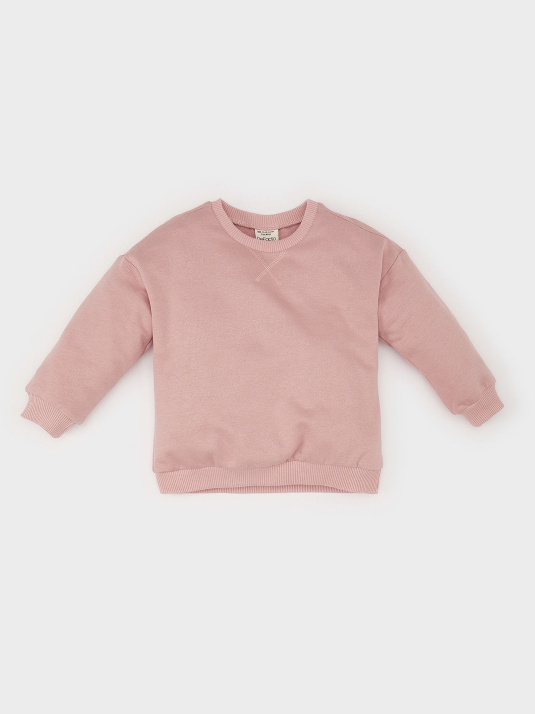 

DeFacto Girls Pure Cotton Pullover, Pink