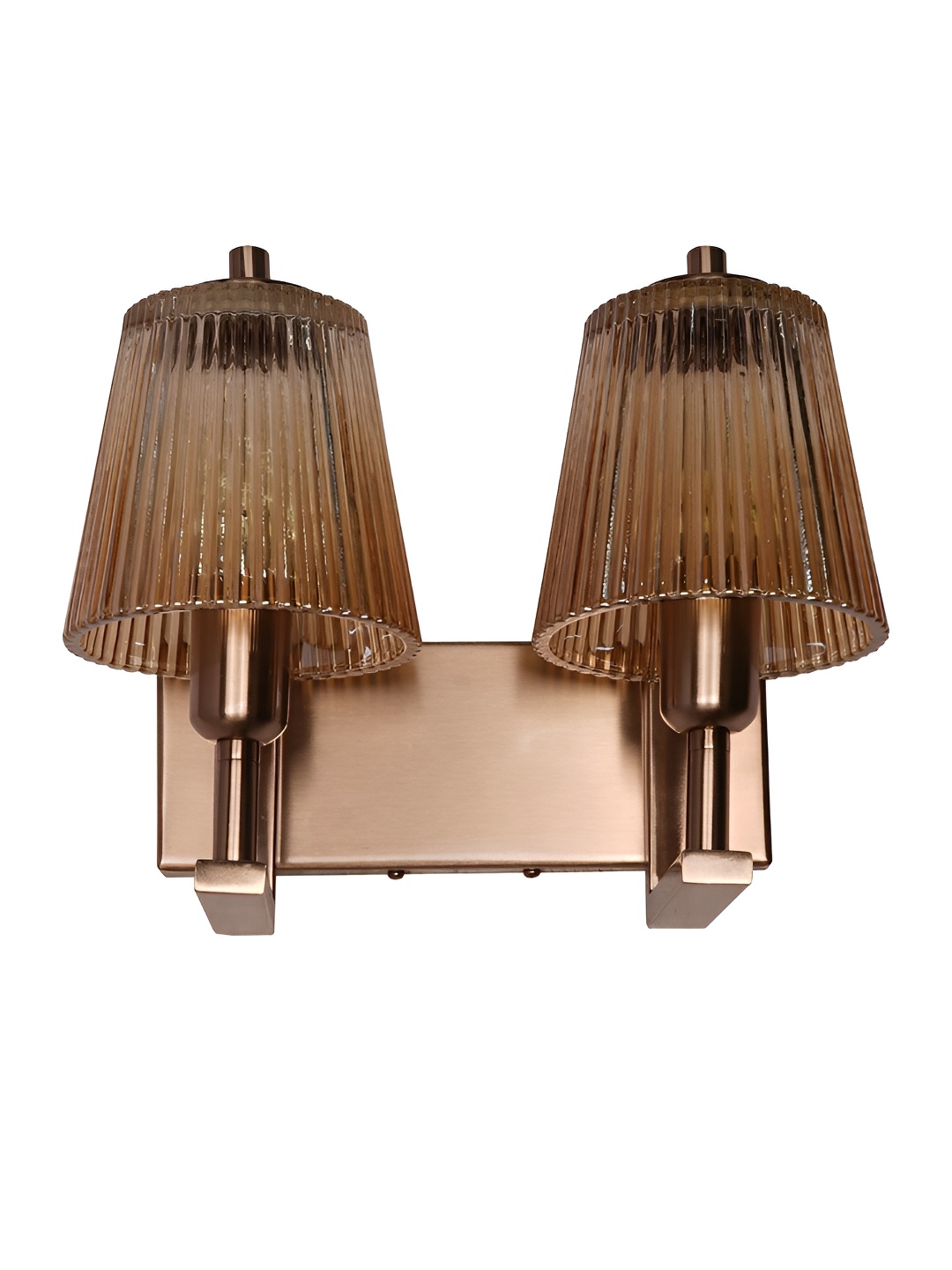 

Fos Lighting Copper-Toned Metal Frustum Shaped Wall Lamp