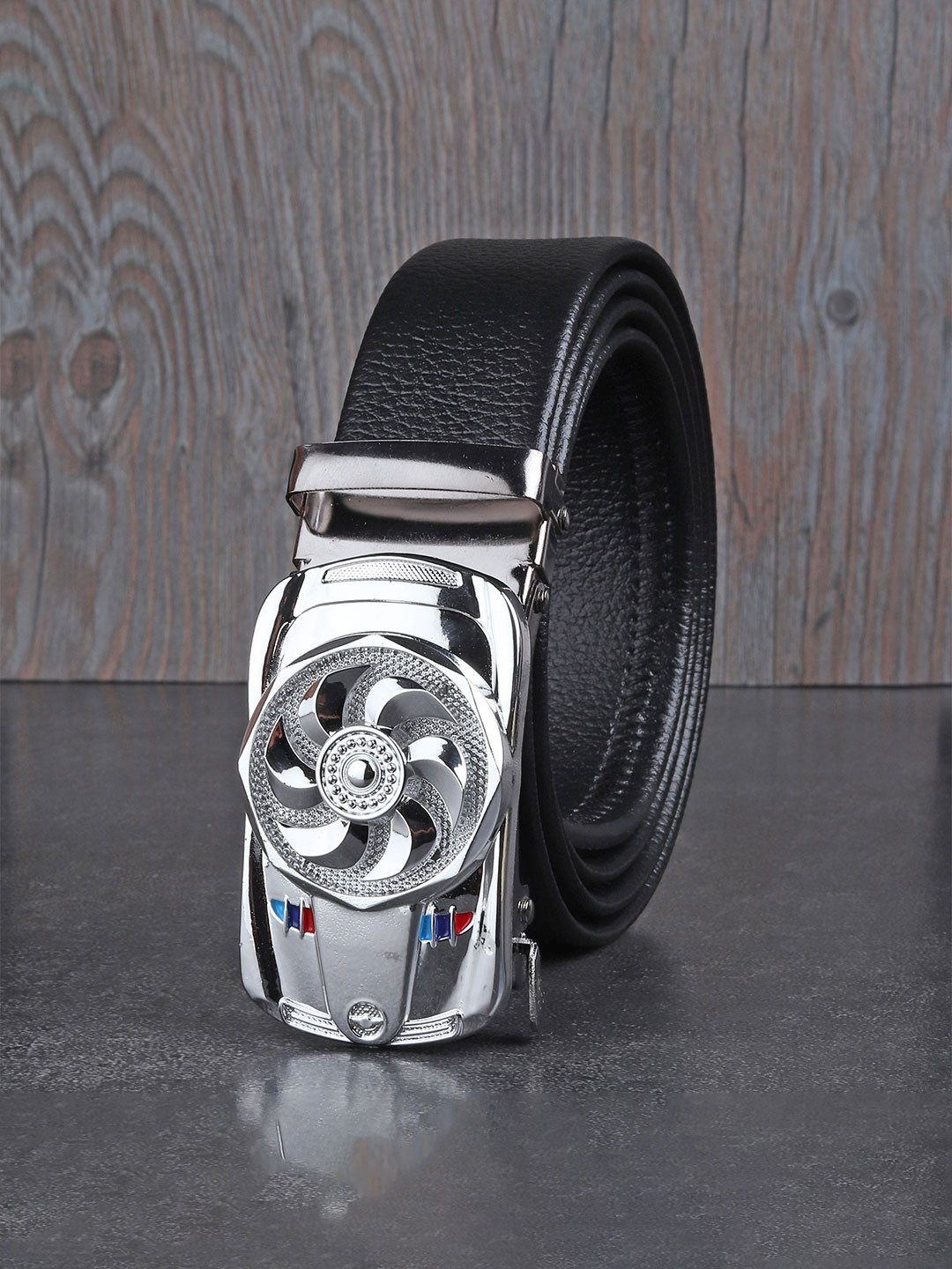 

Provogue Men Textured Belt, Black