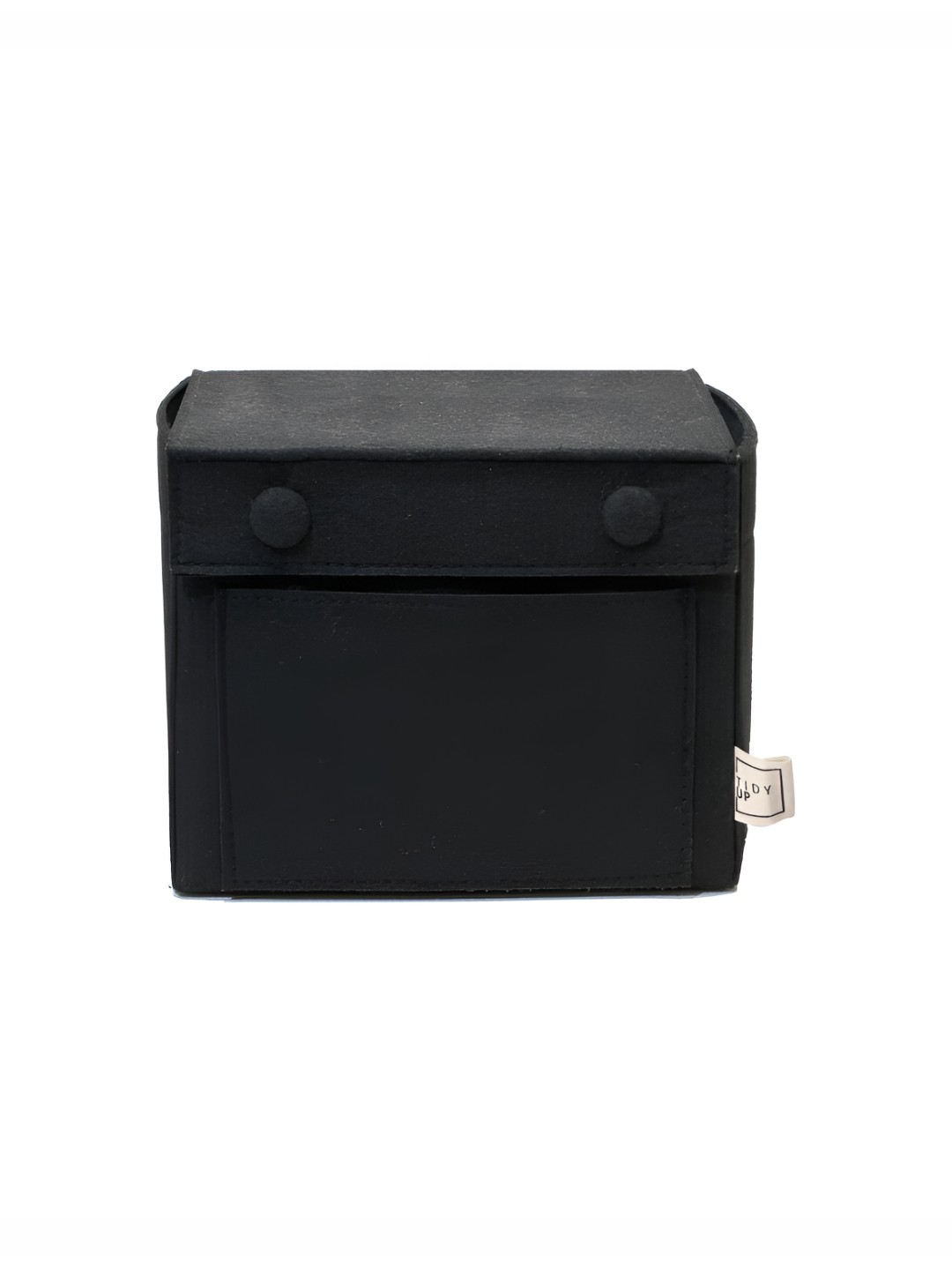 

TIDYUP Cael Black Reusable Handbag Organiser With Detachable Wallet