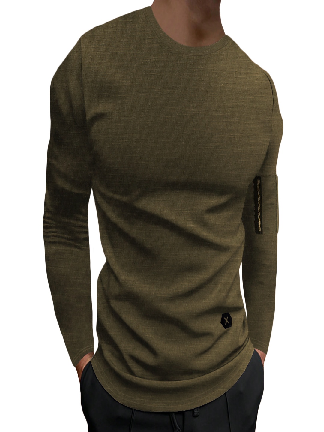 

StyleCast x Revolte Men T-shirt, Green
