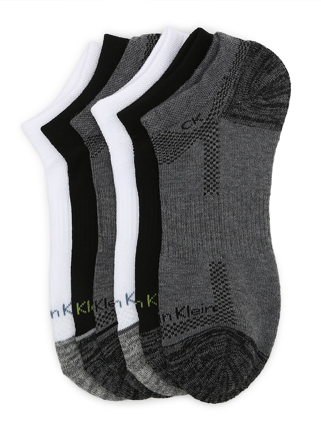 

Calvin Klein Men Pack Of 6 Ankle-Length Socks, Black