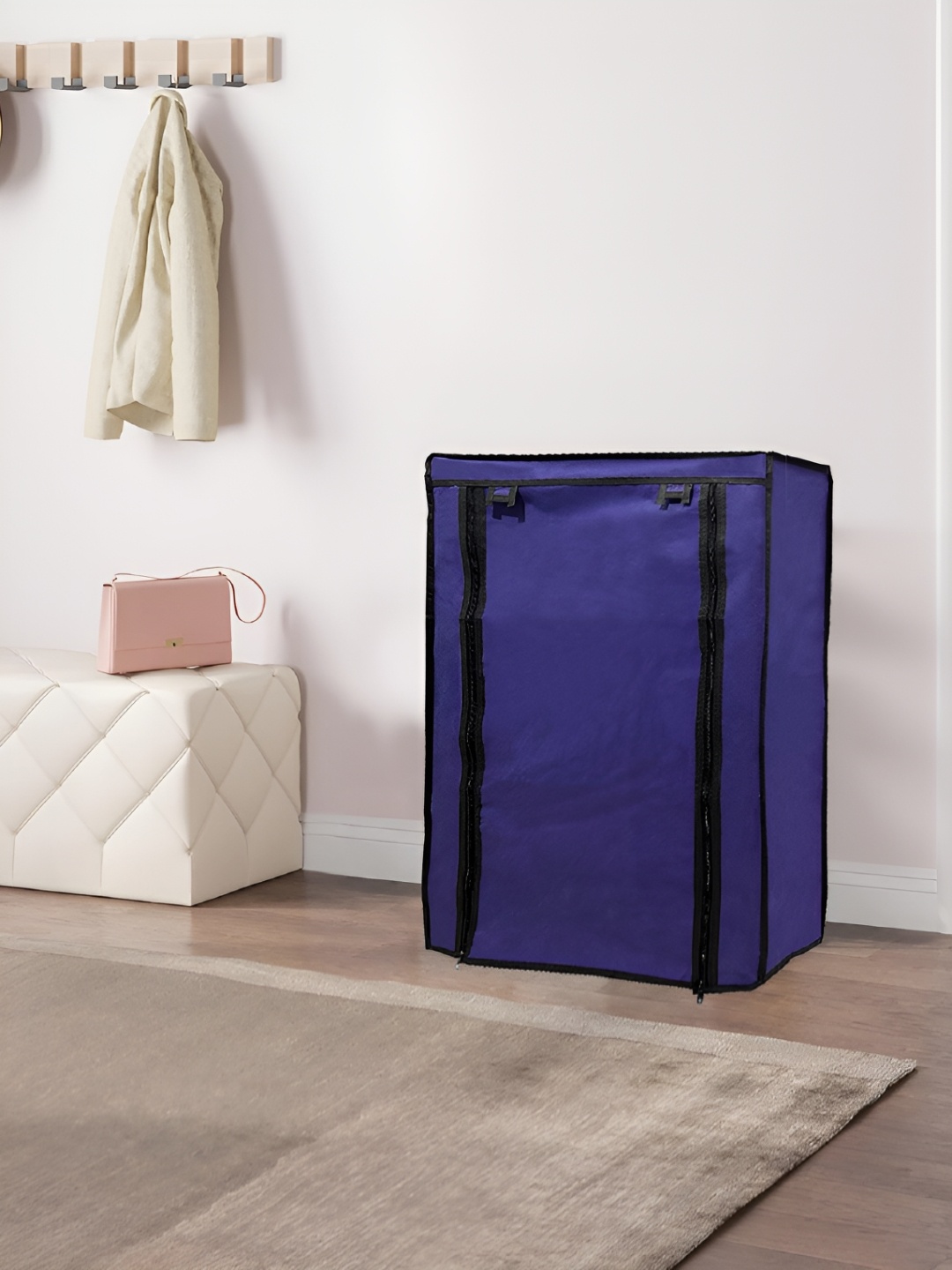 

Urban Choice Blue & Black 4 Layer Water Resistant Shoe Rack Cover