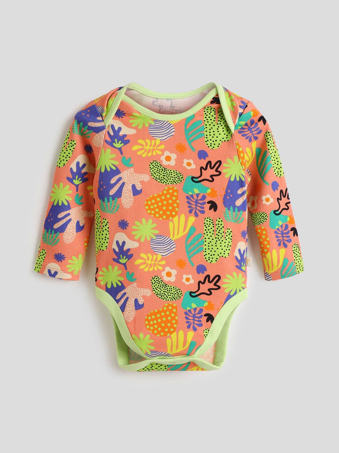 

Flowline Infants Girls Printed Pure Cotton Bodysuit, Pink